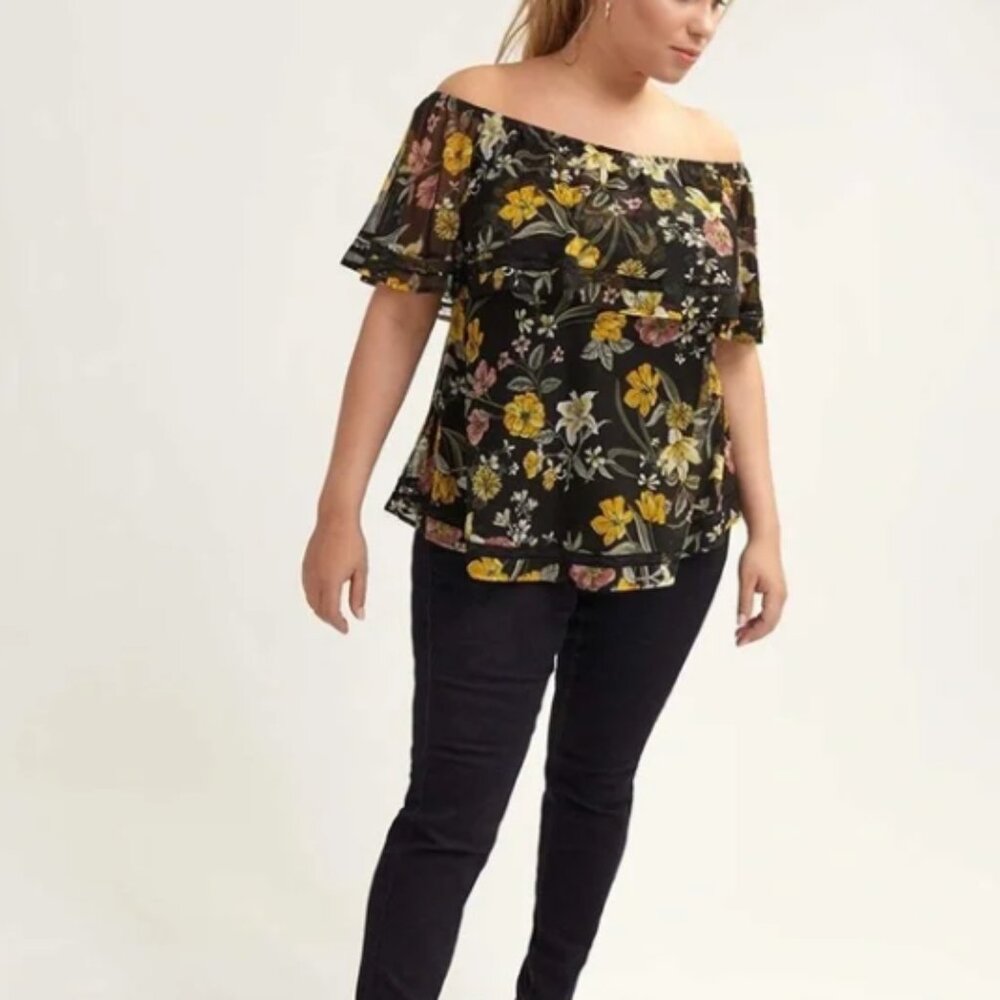 Love & Legend Floral Off Shoulder Top